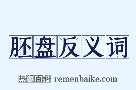 胚盘反义词是什么意思的图片